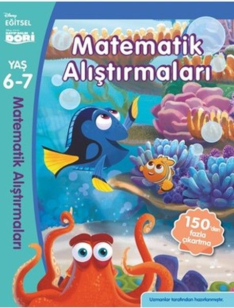 Disney Eğitsel Kayıp Balık Dory Matematik Alıştırmalar 6 7 yaş