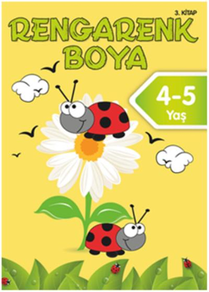 Rengarenk Boya 4 5 Yaş 3. Kitap