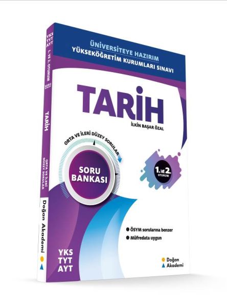Doğan Akademi YKS TYT AYT Tarih Soru Bankası Orta İleri Düzey Yeni