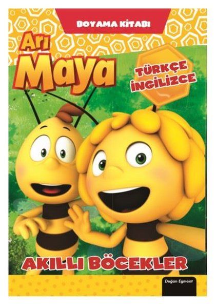 Arı Maya Akıllı Böcekler Boyama Kitabı