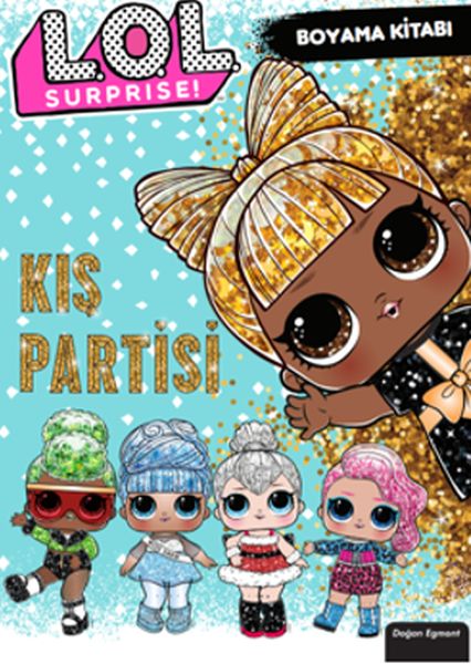 Lol Surprise Kış Partisi Boyama Kitabı