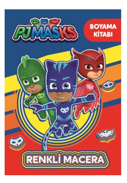 Pjmasks Renkli Macera Boyama Kitabı