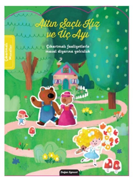 Altın Saçlı Kız ve Üç Ayı Çıkartmalı Masal Diyarına Yolculuk