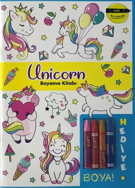 Unicorn Boyama Kitabı Minik Ressamlar