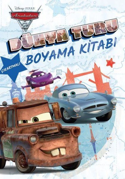 Disney Pixar Arabalar 2 Dünya Turu Boyama Kitabı