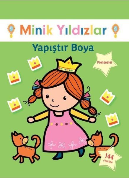 Prensesler Yapıştır Boya Minik Yıldızlar