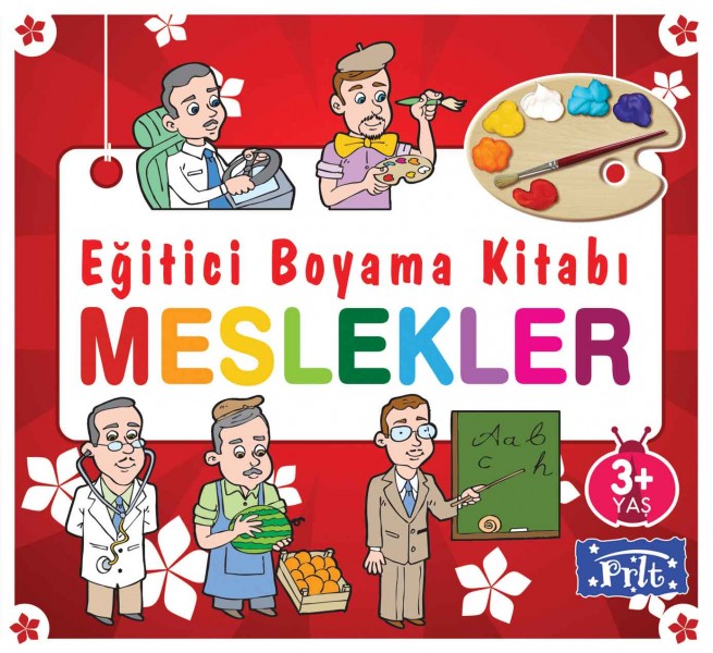 Eğitici Boyama Kitabı Meslekler