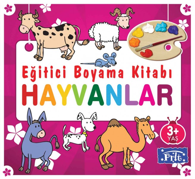 Eğitici Boyama Kitabı Hayvanlar