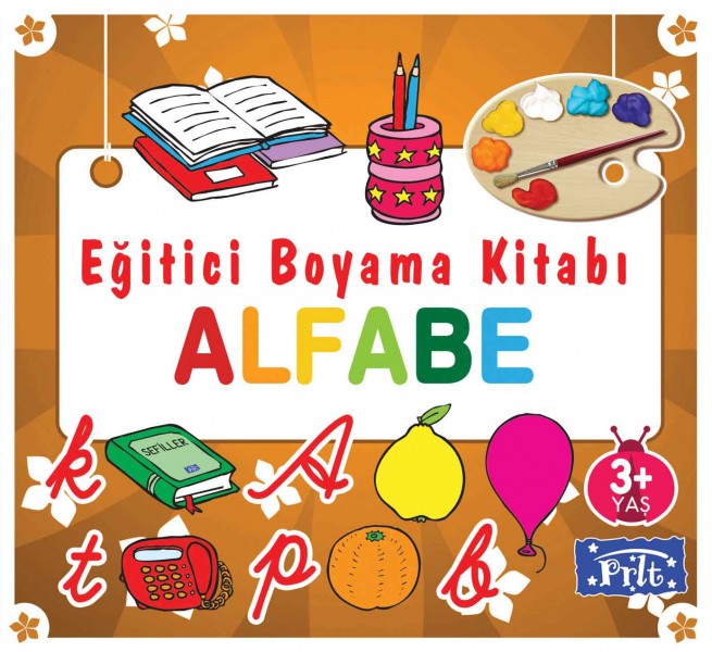 Eğitici Boyama Kitabı Alfabe