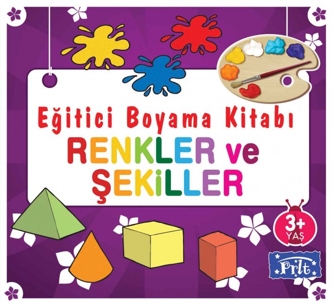 Eğitici Boyama Kitabı Renkler ve Şekiller