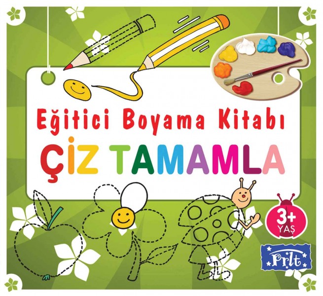 Eğitici Boyama Kitabı Çiz Tamamla