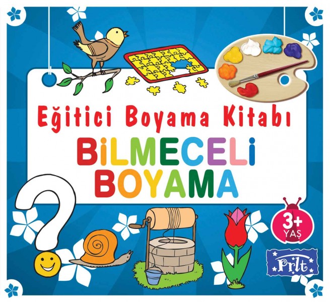 Eğitici Boyama Kitabı Bilmeceli Boyama