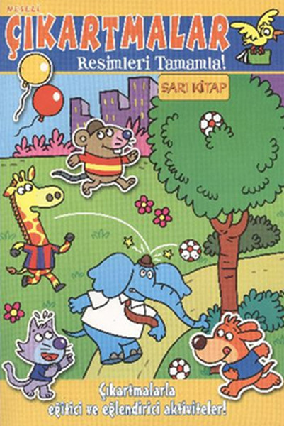 Neşeli Çıkartmalar Sarı Kitap