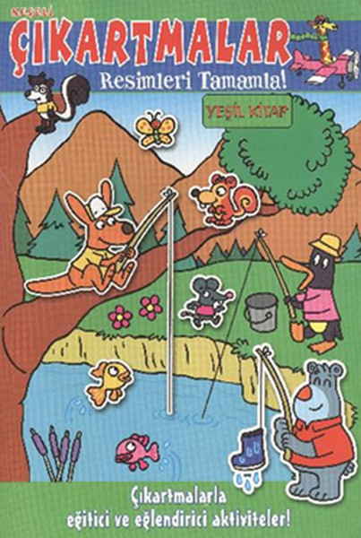 Neşeli Çıkartmalar Yeşil Kitap