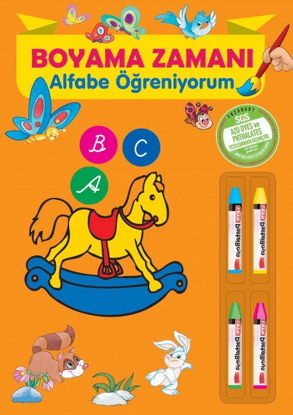 Boyama Zamanı Alfabe Öğreniyorum