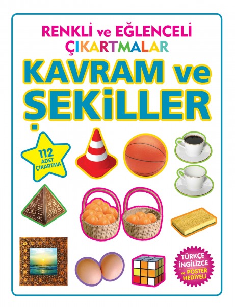 Renkli ve Eğlenceli Çıkartmalar Kavram ve Şekiller