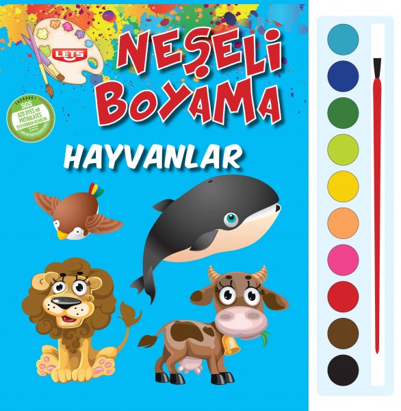 Neşeli Boyama Hayvanlar