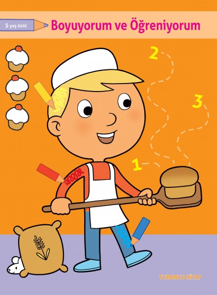 Boyuyorum ve Öğreniyorum Turuncu Kitap 5 Yaş