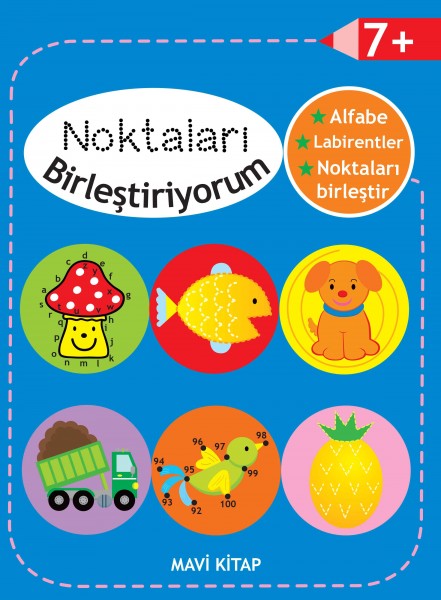Noktaları Birleştiriyorum Mavi Kitap 7 Yaş