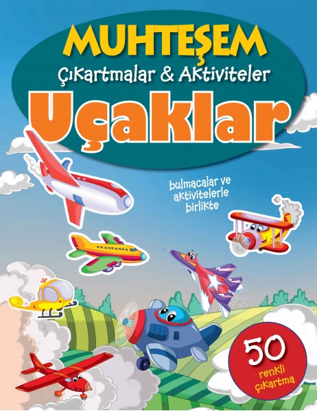Muhteşem Çıkartmalar ve Aktiviteler Uçaklar