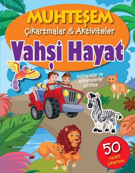 Muhteşem Çıkartmalar ve Aktiviteler Vahşi Hayat