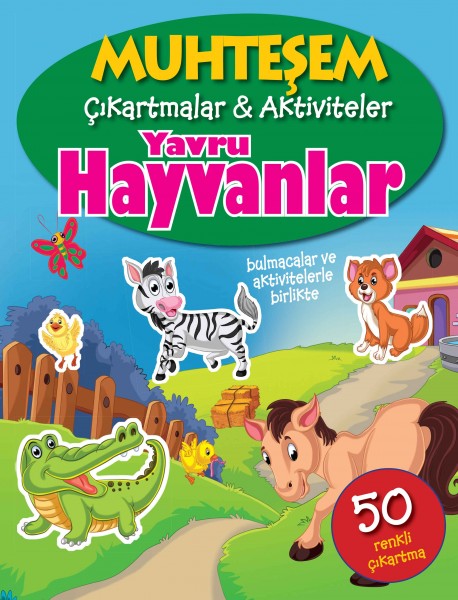 Muhteşem Çıkartmalar ve Aktiviteler Yavru Hayvanlar