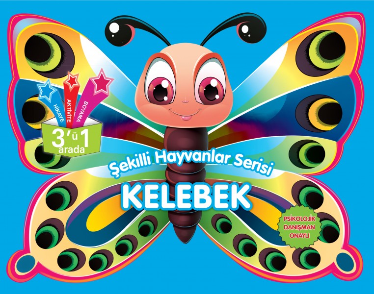 Şekilli Hayvanlar Serisi Kelebek