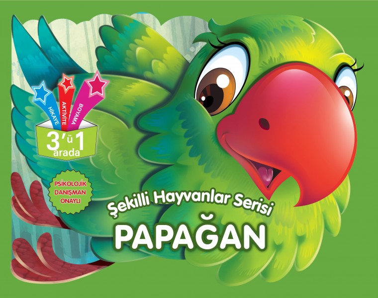 Şekilli Hayvanlar Serisi Papağan