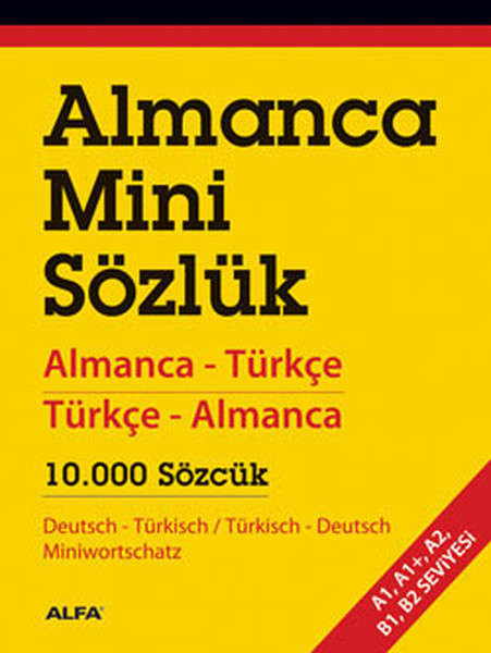Almanca Mini Sözlük Almanca Türkçe Türkçe Almanca 10.000 Sözcük