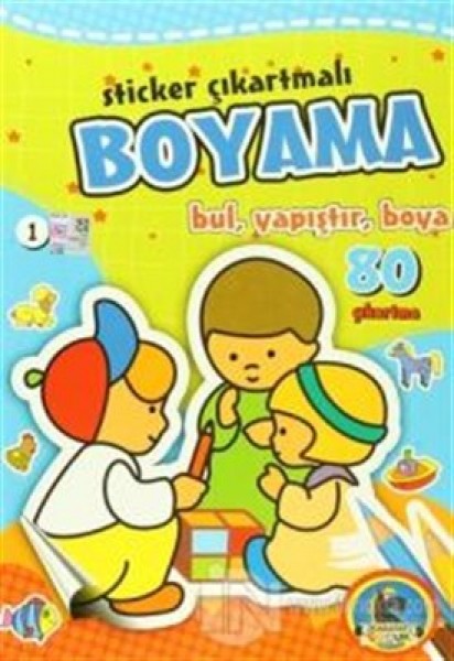 Sticker Çıkartmalı Boyama 6 Kitap Takım