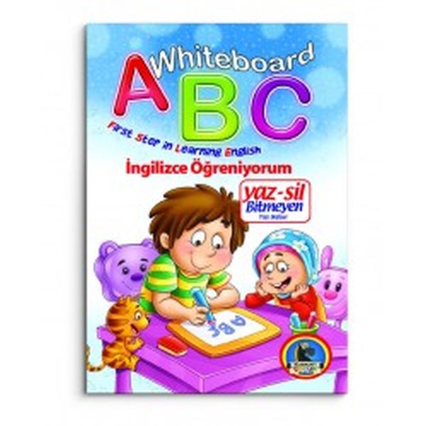 Whiteboard ABC First Step in Learning English Yaz Sil Bitmeyen Yazı Defteri