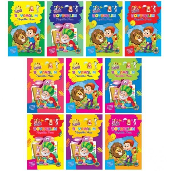 Nasreddin Hoca Boyama Kitabı 10 Kitap Takım