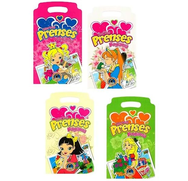 Prenses Boyama 4'lü Seri