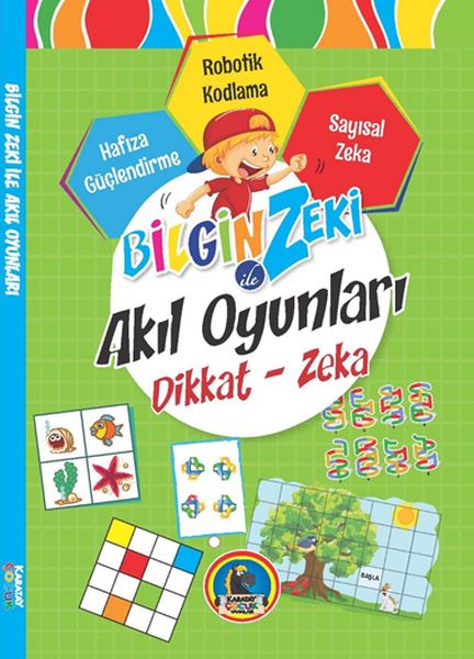 Bilgin Zeki ile Akıl Oyunları Dikkat Zeka Yeşil Seri
