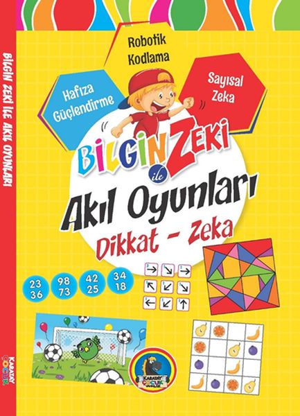 Bilgin Zeki ile Akıl Oyunları Dikkat Zeka Sarı Seri