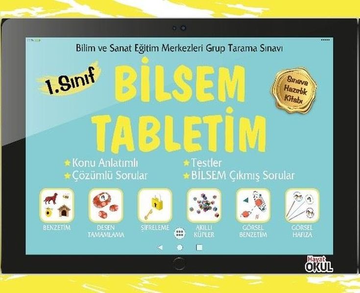 Hayat Okul 1. Sınıf Bilsem Tabletim Yeni