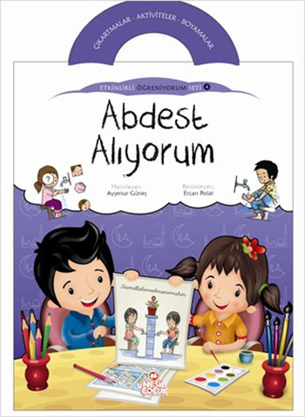 Abdest Alıyorum Etkinlikli Öğreniyorum Seti 4. Kitap