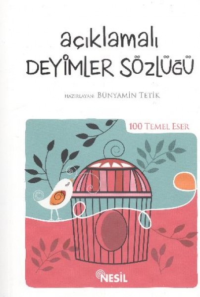 Açıklamalı Deyimler Sözlüğü Kenar Boyalı 100 Temel Eser