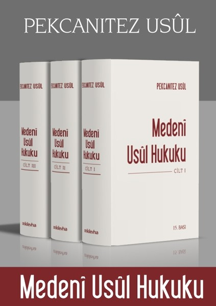 Pekcanıtez Usül Medeni Usül Hukuku 3 Cilt Takım