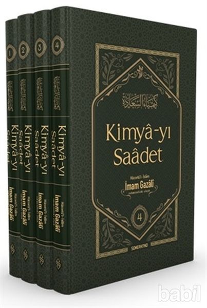 Kimya yı Saadet Seti Yeşil Kutulu 4 Kitap Takım