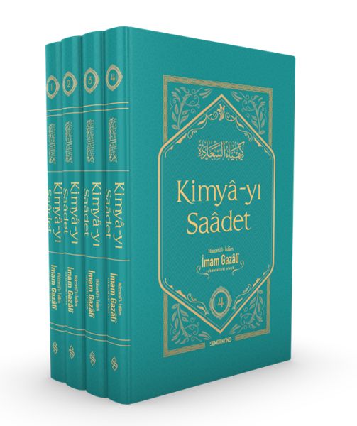 Kimya yı Saadet Seti Turkuaz Kutulu 4 Kitap Takım