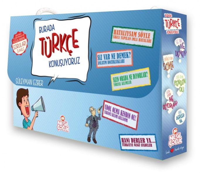 Burada Türkçe Konuşuyoruz Seti 5 Kitap
