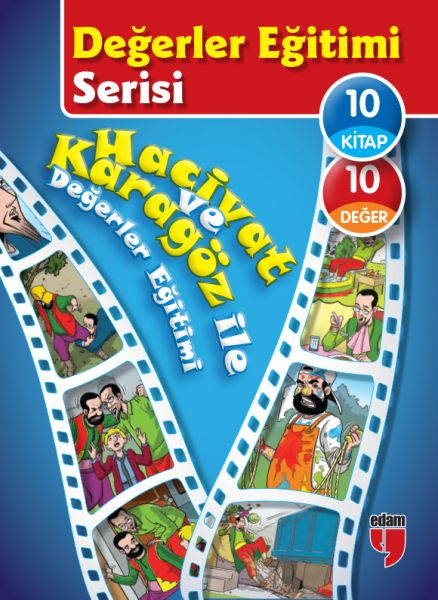 Değerler Eğitimi Serisi Hacivat ve Karagöz ile Değerler Eğitimi 10 Kitaplık Set
