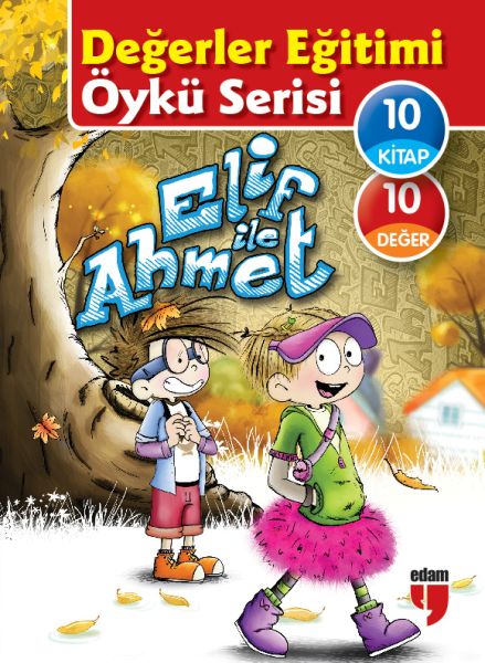 Değerler Eğitimi Öykü Serisi Elif ile Ahmet 10 Kitaplık Set