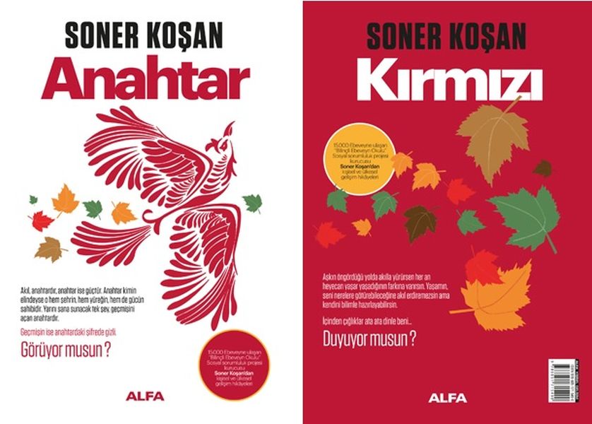 Kırmızı Anahtar Çift Taraflı Kitap