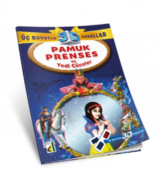 Üç Boyutlu Masallar Pamuk Prenses ve Yedi Cüceler 3D Gözlük ile