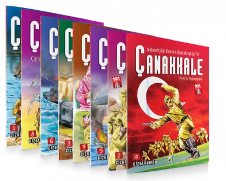 Mehmetçiğin Kanının Bayraklaştığı Yer Çanakkale 8 Kitap Takım