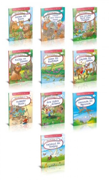 Kelile ve Dimne'den Masallar Güvercin Serisi 10 Kitap Takım