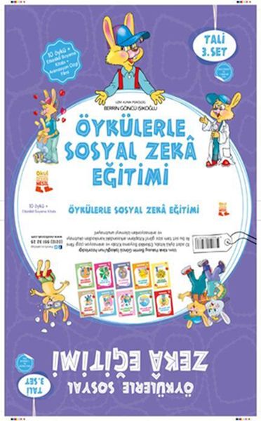 Öykülerle Sosyal Zeka Eğitimi Tali 3  10 Kitap Takım