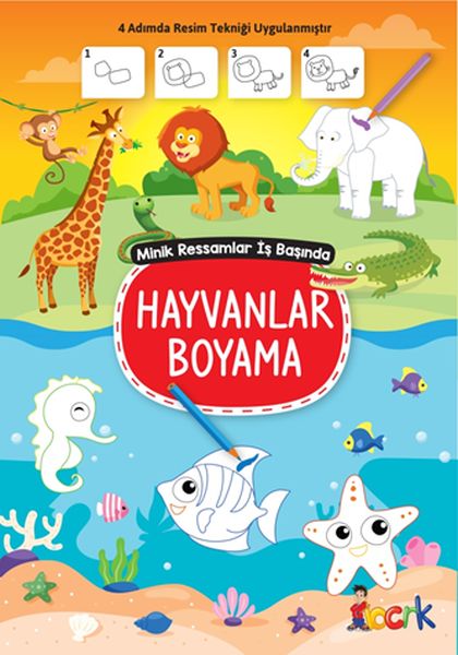 Hayvalar Boyama Minik Ressamlar İş Başında